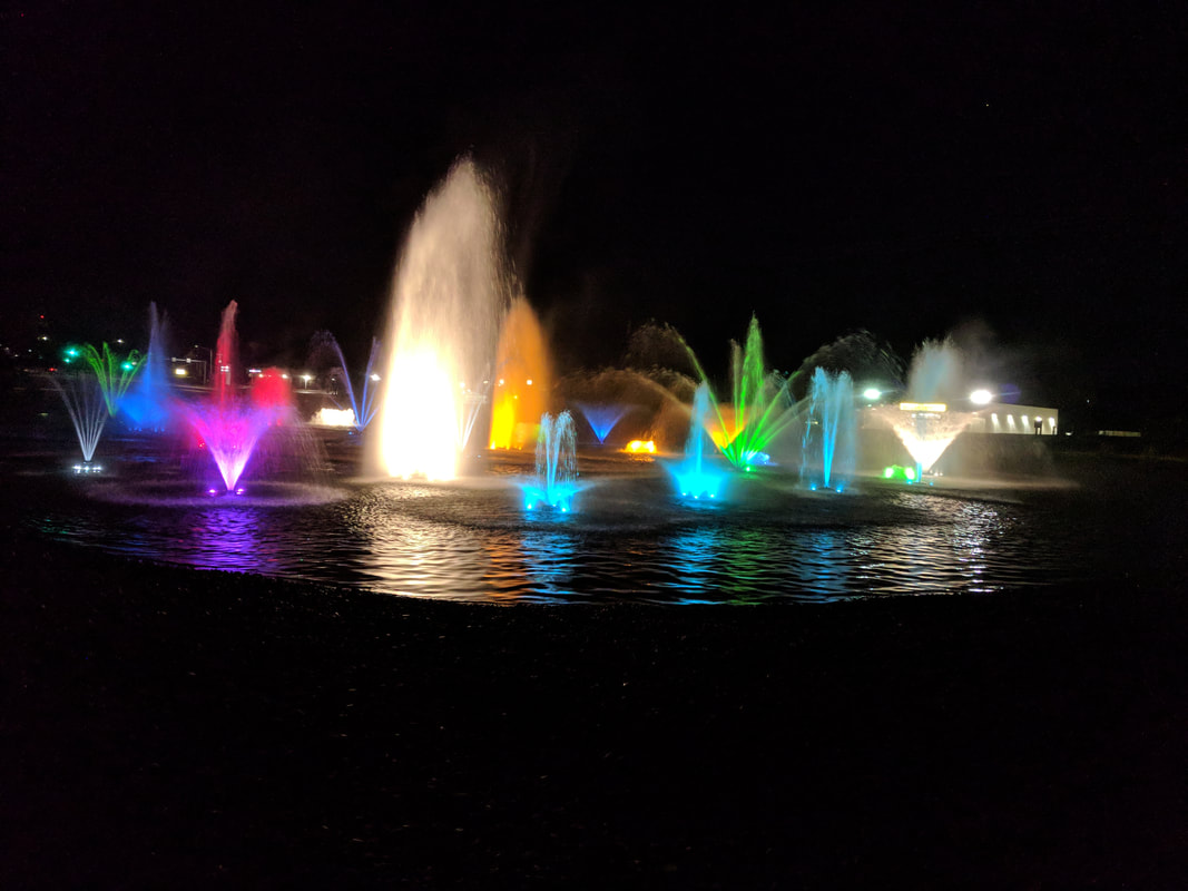 Kasco Pond Fountain with Lights